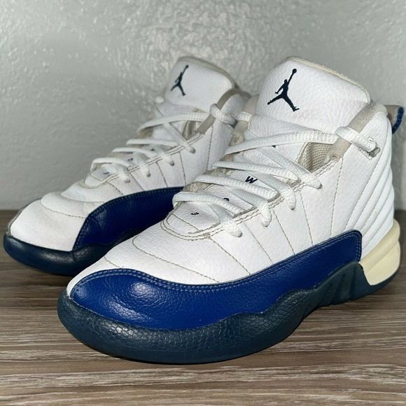 Nike Air Jordan 12 XII TD French Blue White PS 151186-113 Size 2Y - Picture 1 of 8